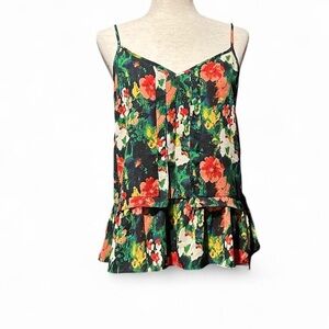 Floral Spaghetti Strap Top
